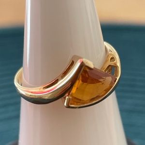 November birthstone- Topaz 14K ring